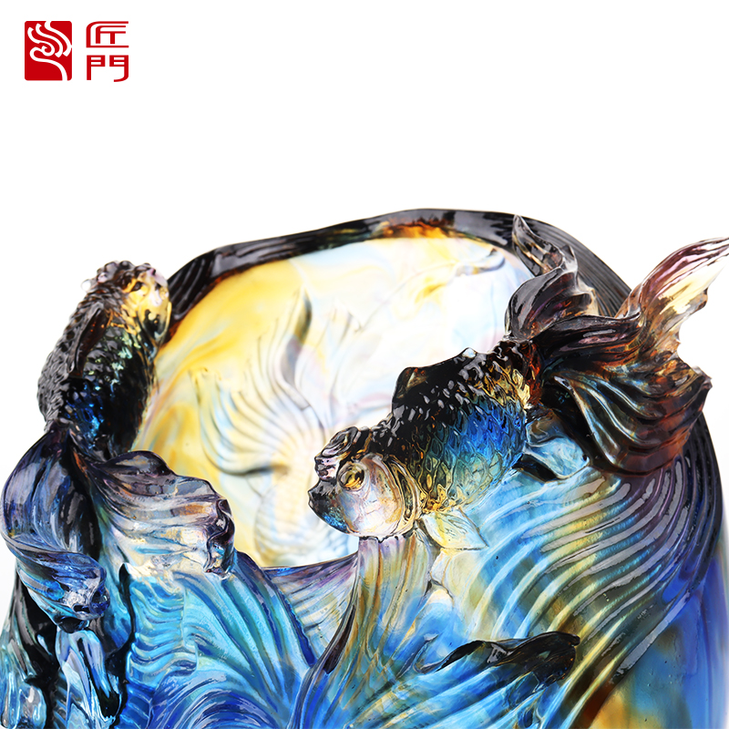 유리 꽃병: 고급스럽고 정교한 거실 꽃꽂이 크리스탈 유리 예술적으로 보존된 꽃 홀더 홈 식탁 장식 장식품