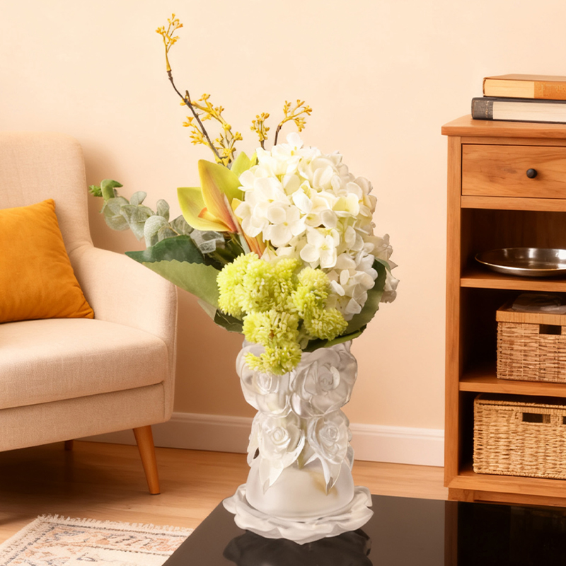 분실 왁스 주조 공정 유리 홈 장식 크리스탈 유리 꽃병