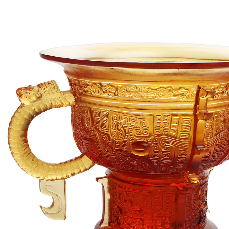 용 귀 손잡이와 가시 패턴이 있는 중국 삼각대