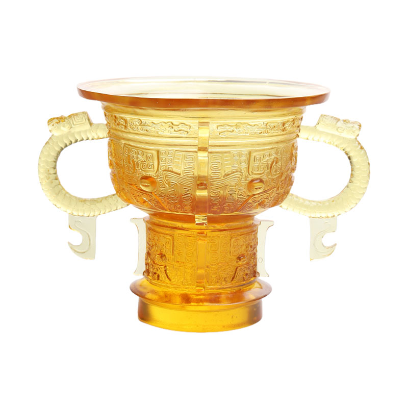 용 귀 손잡이와 가시 패턴이 있는 중국 삼각대