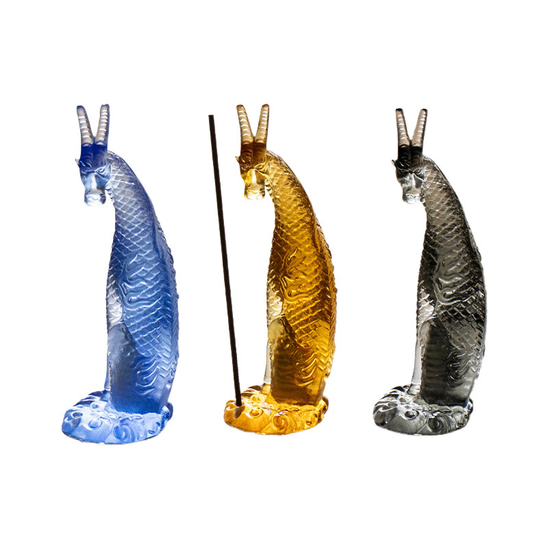 유리 기린 향 홀더