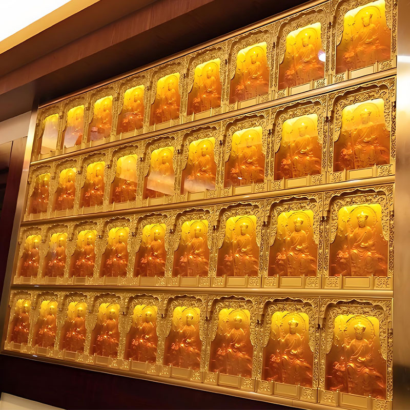 부처님 골방 벽 캐비닛