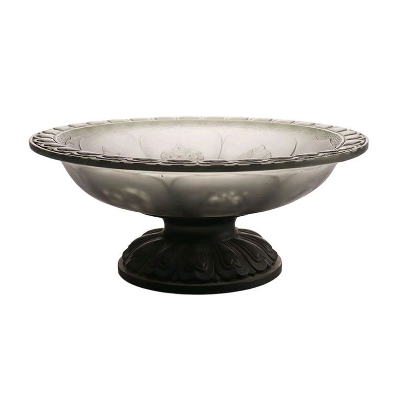 그레이 컬러 글레이즈 과일 그릇