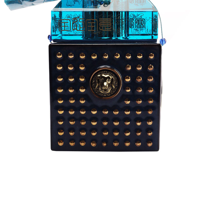 푸른 사슴 병 뚜껑 장식 장식품 유리 와인 병 도구