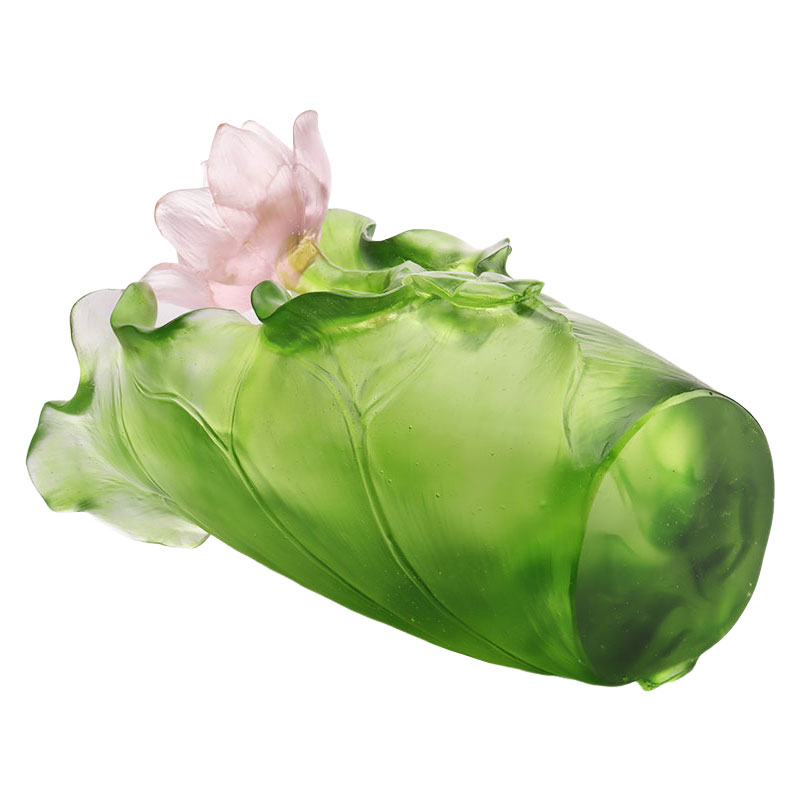 로터스 시리즈 복도 장식 크리스탈 유리 꽃병 세트