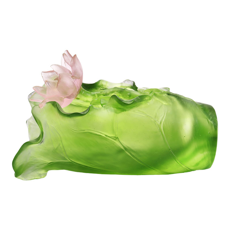 로터스 시리즈 복도 장식 크리스탈 유리 꽃병 세트