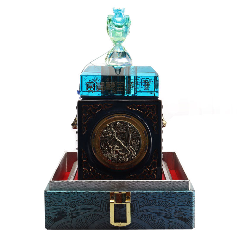 푸른 사슴 병 뚜껑 장식 장식품 유리 와인 병 도구