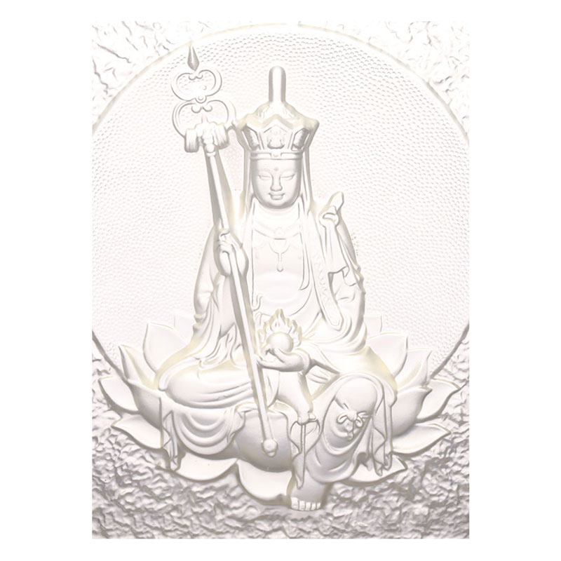 Ksitigarbha Bodhisattva 장식 Liuli 벽돌