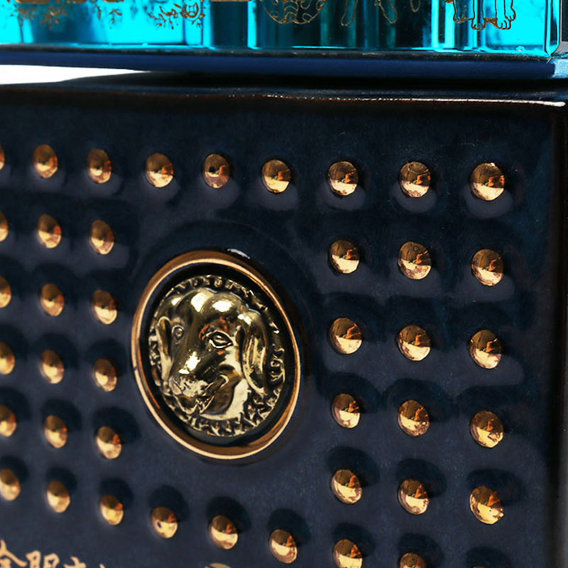 푸른 사슴 병 뚜껑 장식 장식품 유리 와인 병 도구