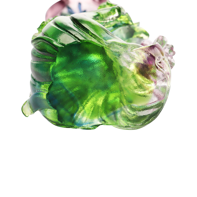 크리스탈 유리 연꽃 모양 촛대