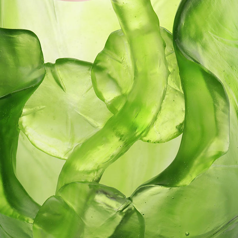 로터스 시리즈 복도 장식 크리스탈 유리 꽃병 세트