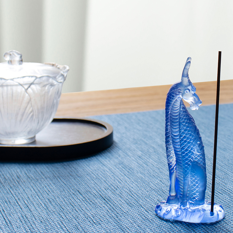 유리 기린 향 홀더