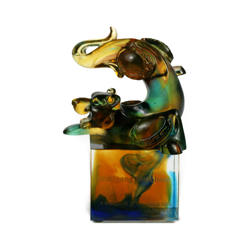 타이거 유리 ​​크리스탈 씰