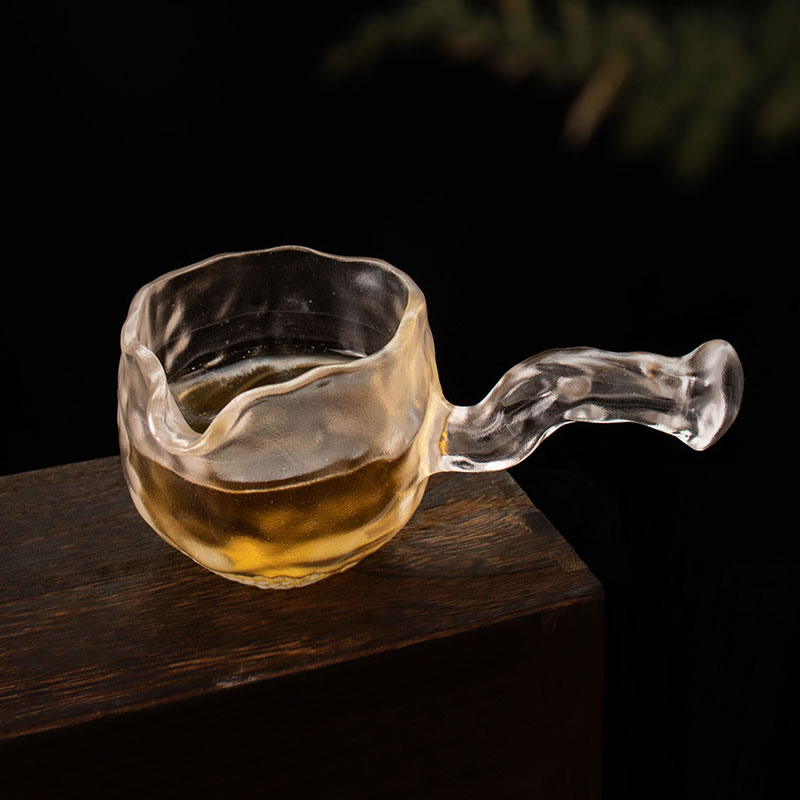 찻주전자, 찻잔이 포함된 투명 유리 차 세트