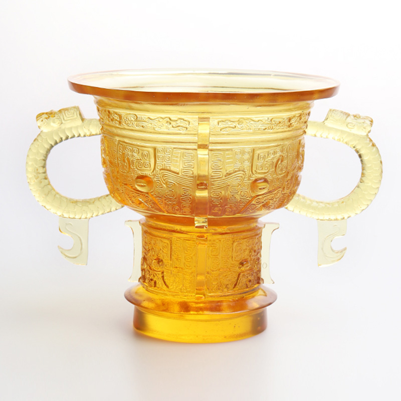 용 귀 손잡이와 가시 패턴이 있는 중국 삼각대