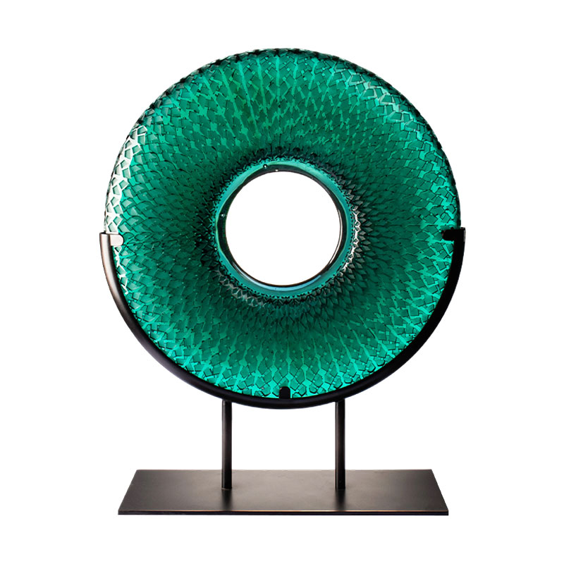 대나무 잎 원형 디스크