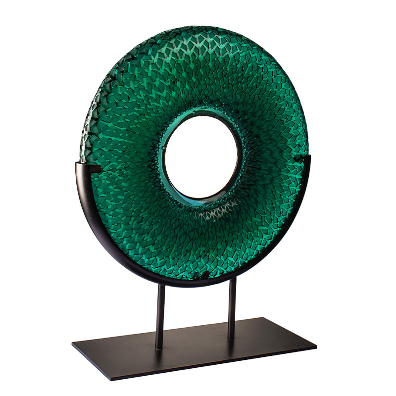 대나무 잎 원형 디스크