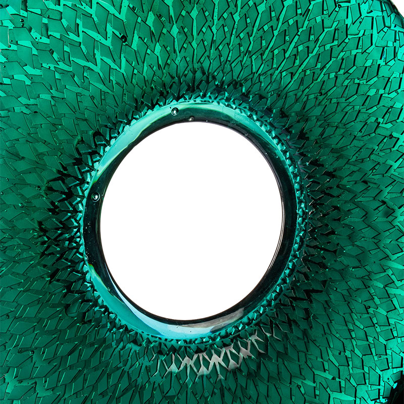 대나무 잎 원형 디스크