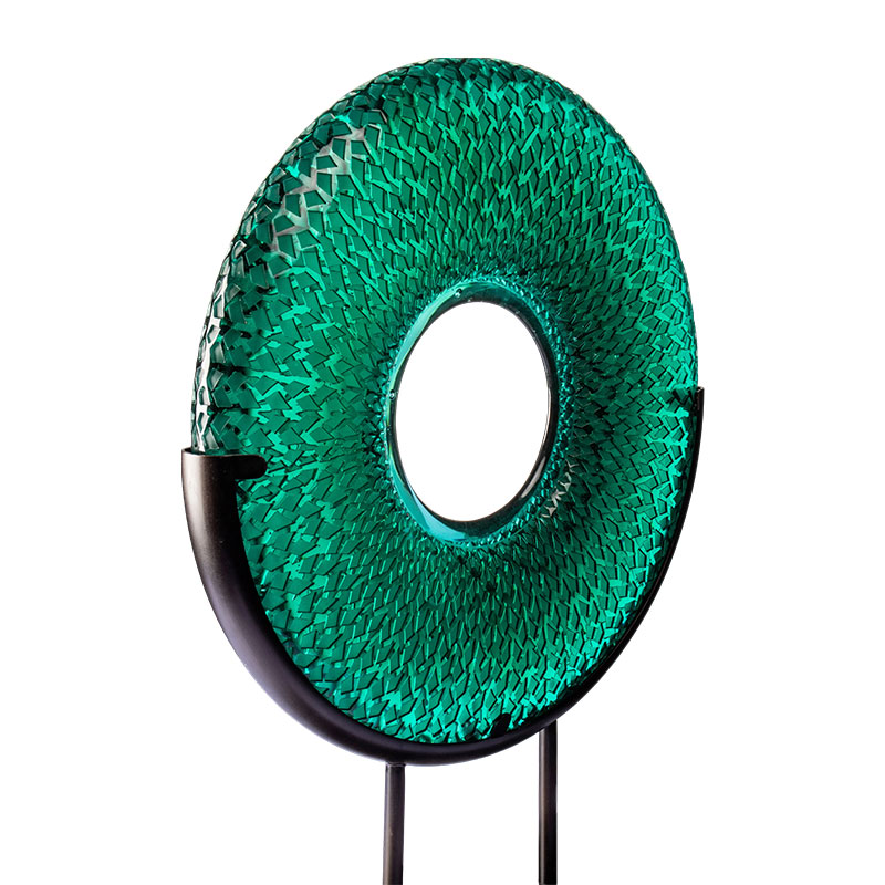 대나무 잎 원형 디스크