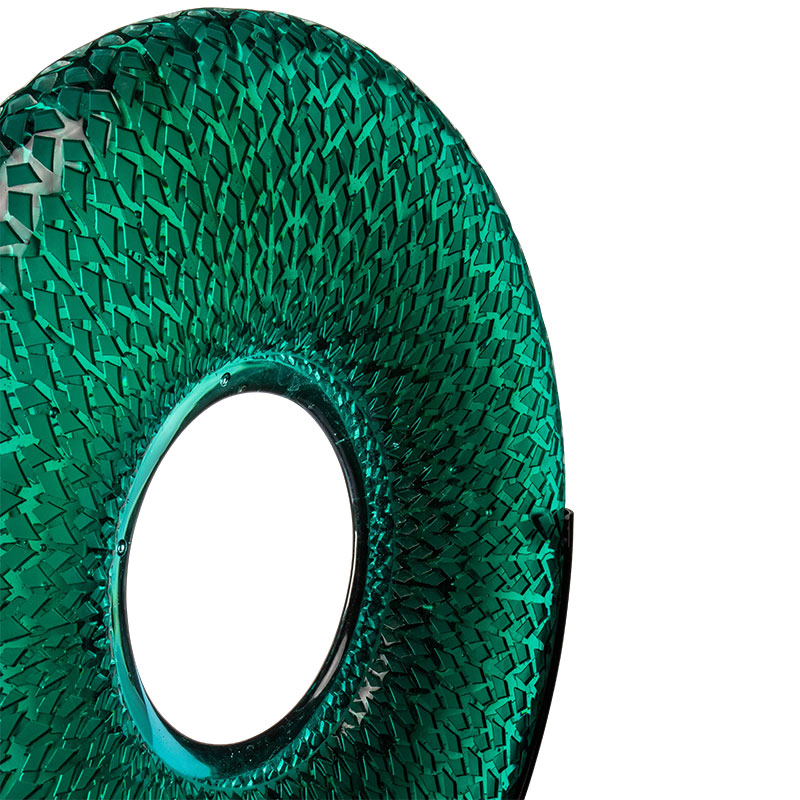 대나무 잎 원형 디스크